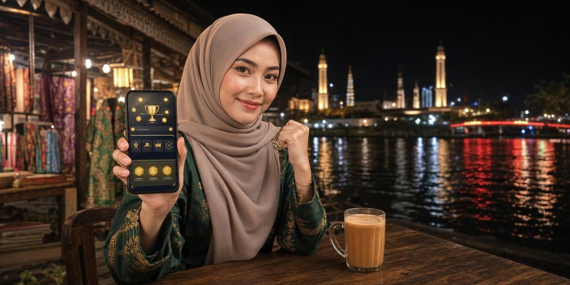 Pemain mengakses permainan Poker kpp03 melalui aplikasi mudah alih di Kota Bharu