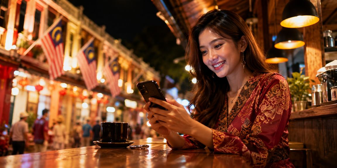 Pemain dari Melaka membaca tip pertaruhan dan membuat keputusan di kpp03 dari telefon